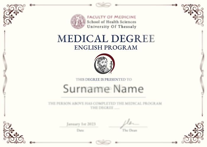 medical degree certification